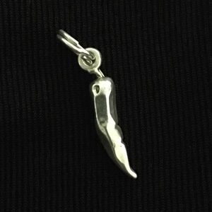Sterling Jalapeño Pepper Charm